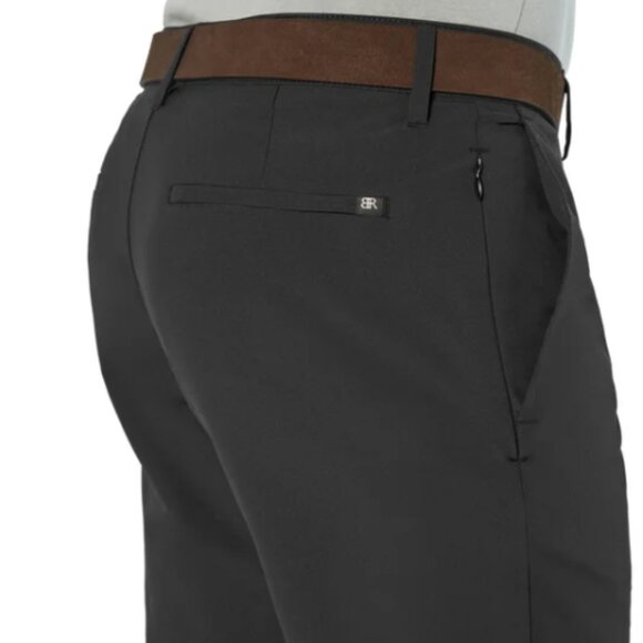 Banana Republic Mens Flat Front Slim Fit Pant Black size 40x30 - Picture 5 of 9